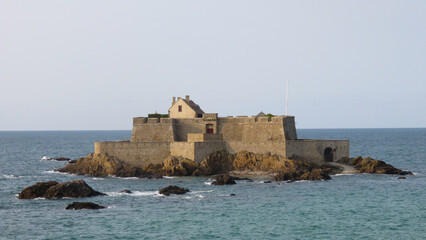 Le fort national à Saint Malo