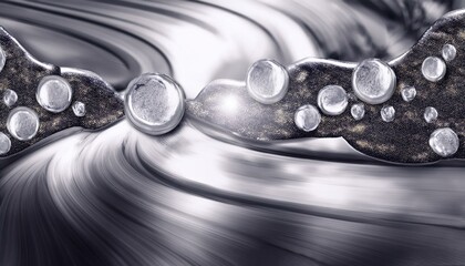 panorama luxury background silver