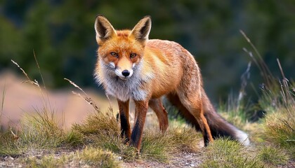 Fototapeta premium ecu red fox vulpes vulpes