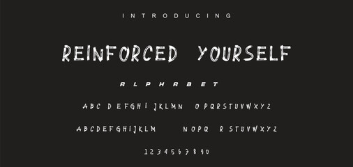 Best Alphabet Painting Paint Brush Beauty Script Logotype Font lettering handwritten