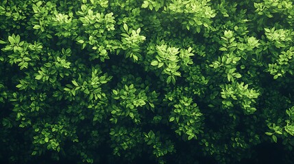 Fototapeta premium Lush green foliage growth forest nature photography aerial view