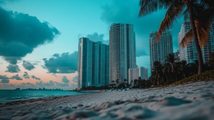 Atmospheric Urban Sunset with Low Light Vibes