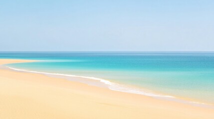 Obraz premium Panoramic Seascape with Soft Diffused Lighting