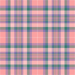 Net fabric check background, repeating pattern vector texture. Website textile tartan plaid seamless in red and indigo colors.