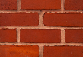 Obraz premium Red brick wall background texture