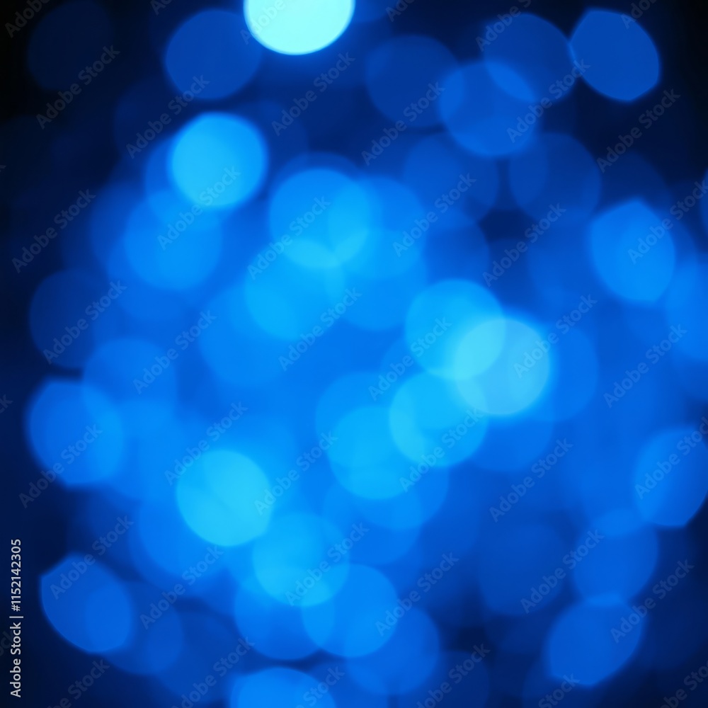Wall mural bokeh blue of abstract blue effect background abstract bokeh light background bright