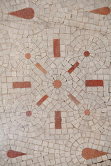 Mosaic floor stone tile background texture, Library of Congress Washington DC