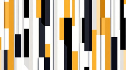 Fototapeta premium Retroinspired abstract seamless pattern with handdrawn stripes Perfect for modern interiors fabrics and other decorative applications