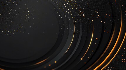 Obraz premium An abstract pattern featuring dark tones and golden accents, perfect for modern designs and digital backgrounds.