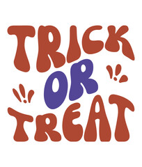 Retro, Hello Ween, Craft Design. T-shirt Design. Illustratio