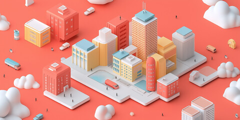 Cybersecurity strategies to combat cyber attacks urban center digital illustration safe environment aerial perspective