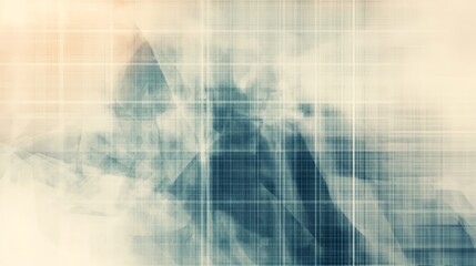 Obraz premium Abstract graphic design with a blend of modern patterns and soft colors, perfect for backgrounds and artwork.