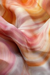 Vibrant swirl of colors and textures in sandstone formation within a canyon located in the Southwest region of the United States during daylight