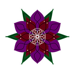 illustration of lotus flower