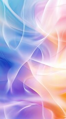 Obraz premium Smooth elegant pastel colored background flowing with curved lines creating a dreamy and ethereal atmosphere, perfect for various design projects