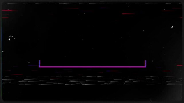 No signal overlay glitch texture footage, Digital message on television or computer screen .