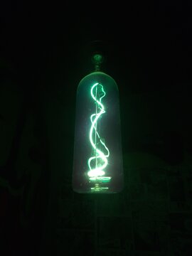 glowing sign
