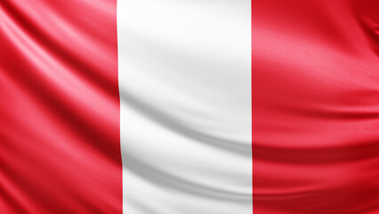Peru flag picture, close-up shot of peruvian nation flag, america, animated flag background photo, 3D photo of a flag, national symbol of american country, patriotism, full screen