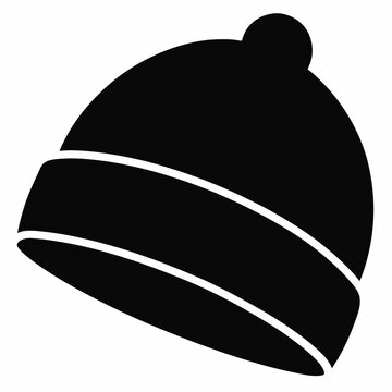 recommend clip art: Black Beanie Silhouette Vector