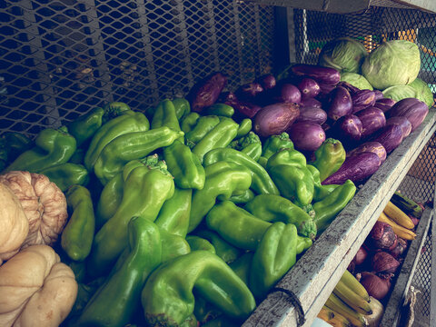vegetables in the market