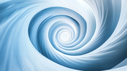 A mesmerizing abstract swirl in shades of blue, creating a sense of depth and movement, ideal for digital backgrounds.