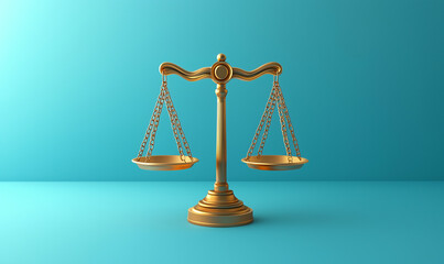 Justice lawyer advocating fairness at the courthouse legal balance scales symbolizing truth modern office environment close-up view
