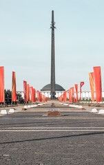 Stella and Memorial Complex on Poklonnaya Gora in Moscow