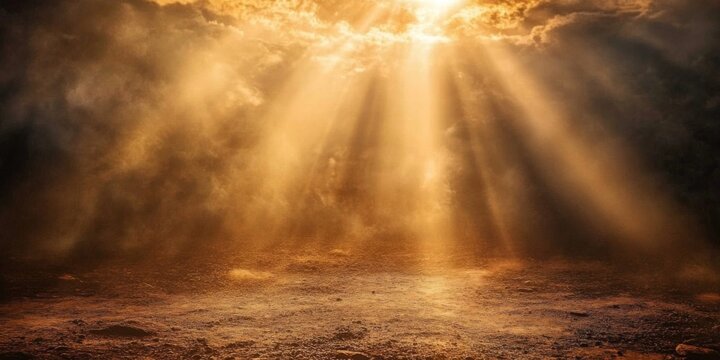 The First Commandment is illuminated through symbolic light.