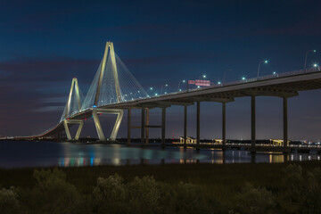 Arthur Ravenel Bridge over the Cooper River in Charleston, South Carolina