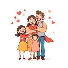 People and Emotions Concept Vector Illustration