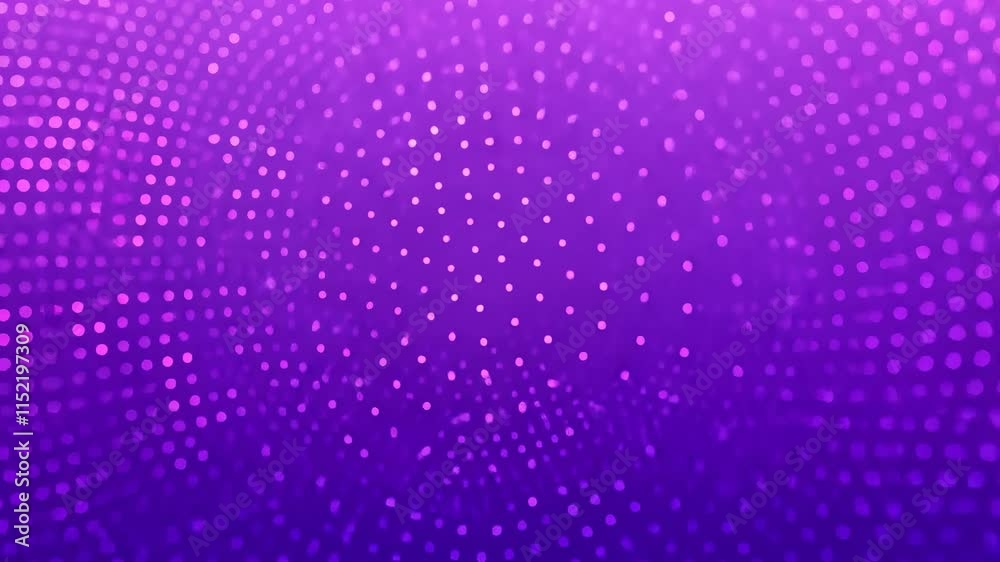 Poster Violet and pink blurred background with halftone effect. Smooth gradient motion creates a sleek and modern aesthetic. Perfect template for minimal design layouts.
