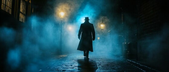 A Victorian sleuth reveals a gripping mystery in the foggy streets of London.