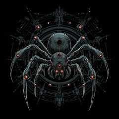 Fototapeta premium Spider illustration