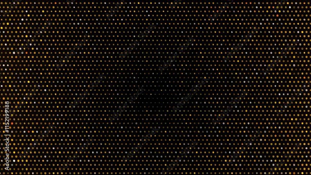 Poster Mesmerizing golden light trails swirl against a black backdrop. Sparkling particles evoke elegance and luxury. Dynamic abstract background video.
