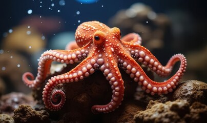 he Common Octopus (Octopus vulgaris) is a fascinating marine mollusk known for its intelligence and adaptability. Found in oceans worldwide, from shallow coastal waters to depths of 2,000 meters