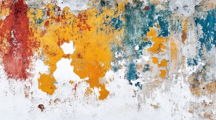 Vibrant Abstract Masonry with Colorful Details