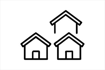 Fototapeta premium Houses icons set