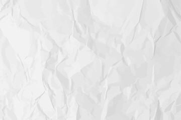 White clean crumpled paper