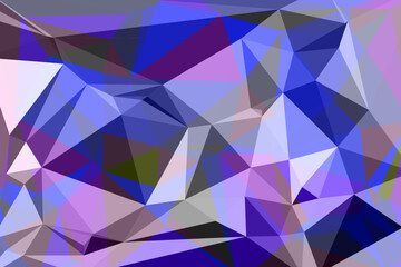 modern artistic colorful low polygonal triangle banner background wallpaper