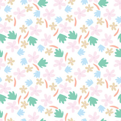 Flower pattern, Ditsy floral seamless pattern. Small little flower pattern background. Repeat pattern. Ditsy print. Liberty style. Tiny flower seamless design. Ditsy floral for fashion, texture