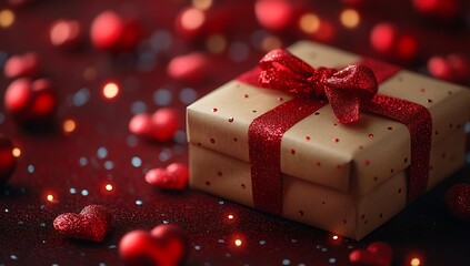 Obraz premium Gift Box with a Bow.