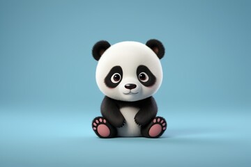 Obraz premium araffe sitting on the ground with its paws crossed