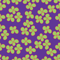 Vintage floral pattern. Cute flowers for design fabric, paper, wallpaper.