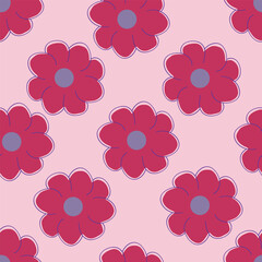 Beautiful floral seamless pattern. Bright illustration, can be used for creating card, invitation card for wedding,wallpaper and textile