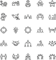 Community, Teamwork, Collaboration, Growth, Nature, Partnership, Leadership, Ideas, Royalty, Icons