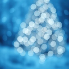 Fototapeta premium bokeh blue of Abstract defocused blurred bokeh background blue and silver winter background new year and christmas concept abstract bokeh light background bright emotional harmonious vignette 