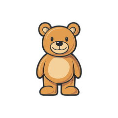 Funny Bear Vector PNG Transparent