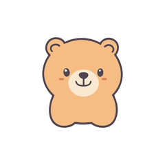 Funny Bear Vector PNG Transparent