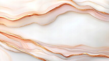 Obraz premium Elegant marble texture with gold veins and soft pastel tones