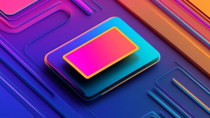 Creative visual of cashback rewards forming vibrant patterns around an e-wallet